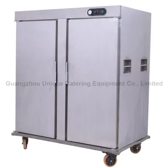 Double door Food Warmer Cart