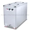 2-Head Electric Plate Warmer Cart