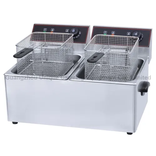 2-Tank 2-Basket Electric Fryer 