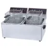 2-Tank 2-Basket Electric Fryer 