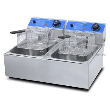 2-Tank 2-Basket Electric Fryer