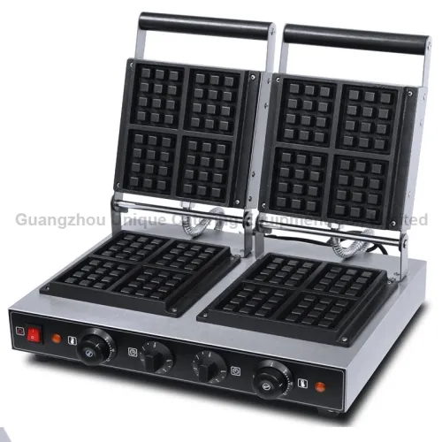 2-Plate Squre Waffle Baker