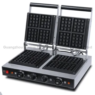 2-Plate Squre Waffle Baker
