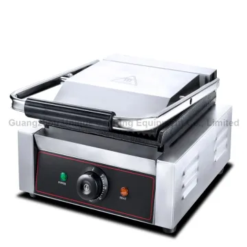 Full Flat HEG-811EB Single Electric Sanwich  Grill