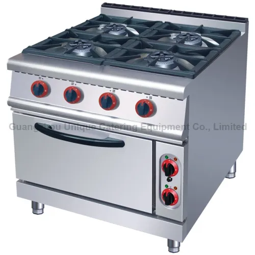 4-Burner Gas Range with Cabinet