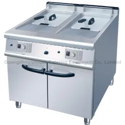 2-Tank Gas Fryer with Cabinet HGF-708