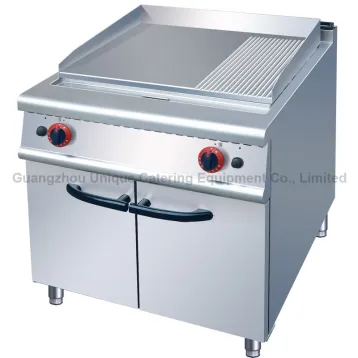 Electric Griddle (2/3 Flat & 1/3 Grooved) With Cabinet
