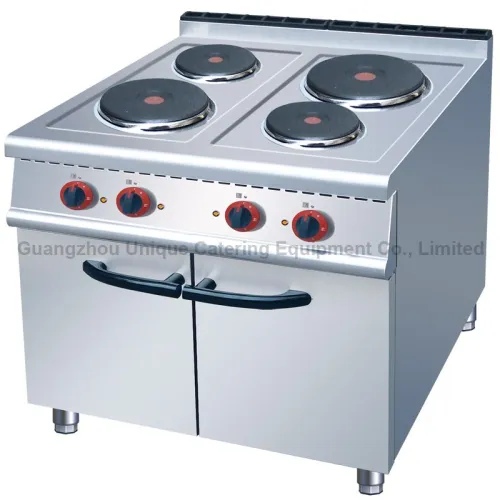 4-Plate Electric Cooker with Cabinet