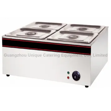4 Pan Kitchen Design Bain Marie Food Warmer Counter 